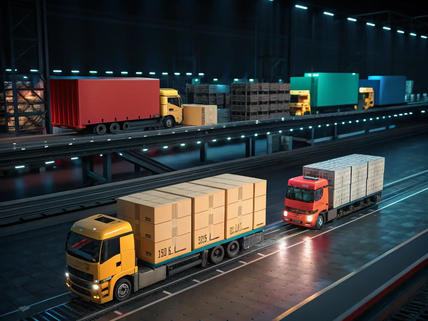 A visually appealing image of various products being dropshipped, highlighting the ease and convenience of the dropshipping model for e-commerce businesses.